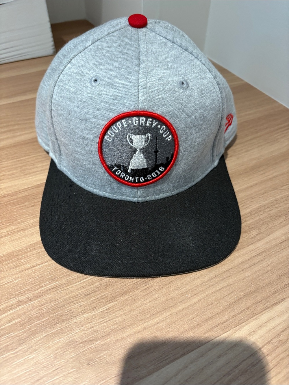 Grey and Black Coupe Grey Cup Toronto 2016 Snapback Hat